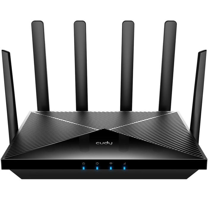 Bild 1, Cudy 4G Router LT700 Cat6 AC1200 Gigabit Dual-SIM Svart