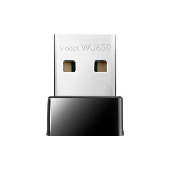 Bild 1, Cudy Adapter USB WU650 AC650 Svart