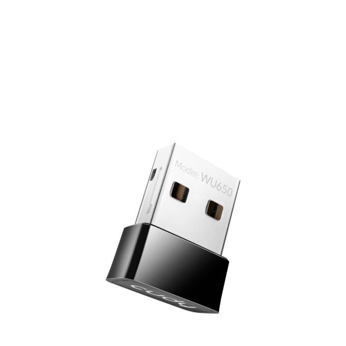 Bild 2, Cudy Adapter USB WU650 AC650 Svart