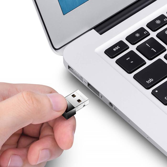 Bild 4, Cudy Adapter USB WU650 AC650 Svart