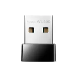 Cudy Wi-Fi Adapter USB WU650 AC650 Svart