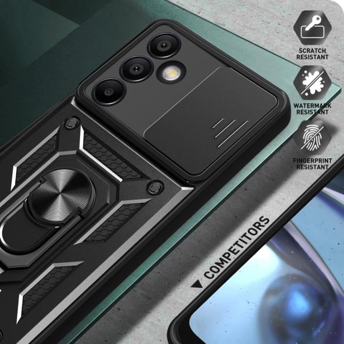 Bild 6, Samsung Galaxy S24 FE Skal CamShield Ring Hybrid Svart