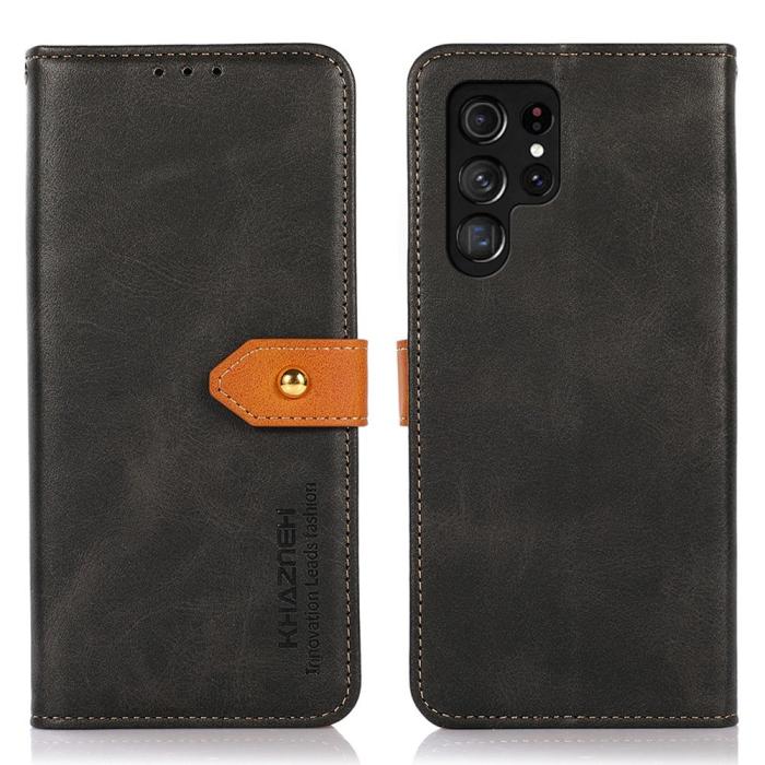 Bild 1, KHAZNEH Samsung Galaxy S23 Ultra Fodral Dual-Color Svart