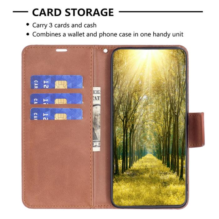 Bild 3, Xiaomi Redmi Note 14 4G Fodral Läder Solid Shark Brun