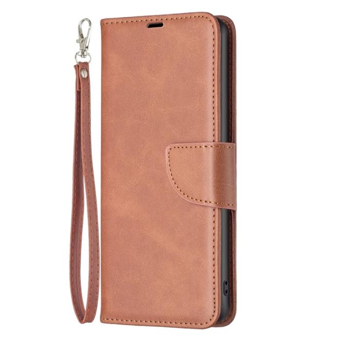 Bild 4, Xiaomi Redmi Note 14 4G Fodral Läder Solid Shark Brun