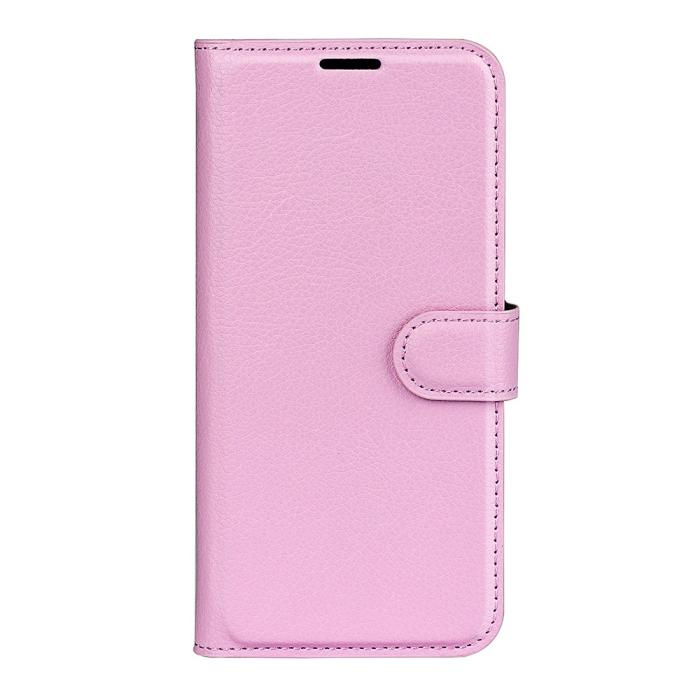 Bild 5, Motorola Moto G35 5G Fodral Litchi Läder Ljus Rosa