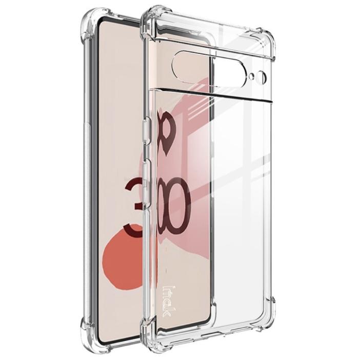 Bild 1, IMAK Google Pixel 7 Pro Skal Shockproof Airbag Transparent
