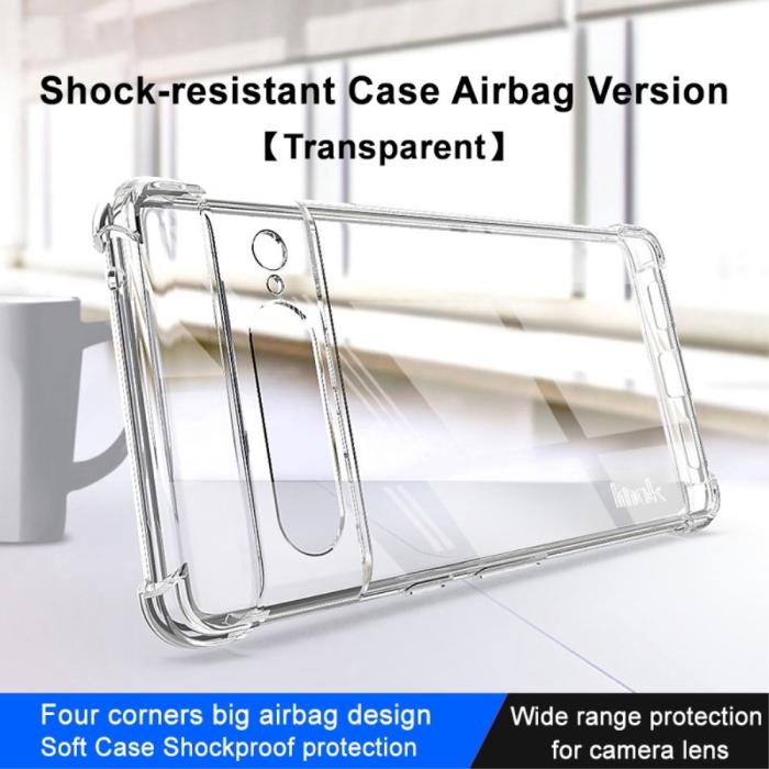 Bild 2, IMAK Google Pixel 7 Pro Skal Shockproof Airbag Transparent