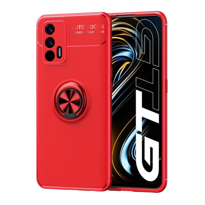 Bild 1, Realme GT 5G - Ring Skal - Röd