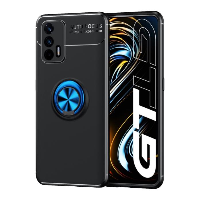 Bild 1, Realme GT 5G - Ring Skal - Svart/Blå