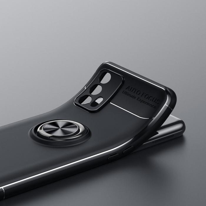 Bild 6, Realme GT 5G - Ring Skal - Svart/Blå