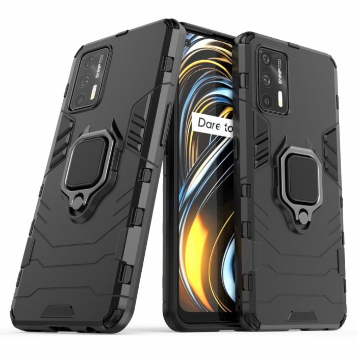 Bild 2, Realme GT 5G - Hybrid Ring Skal - Svart