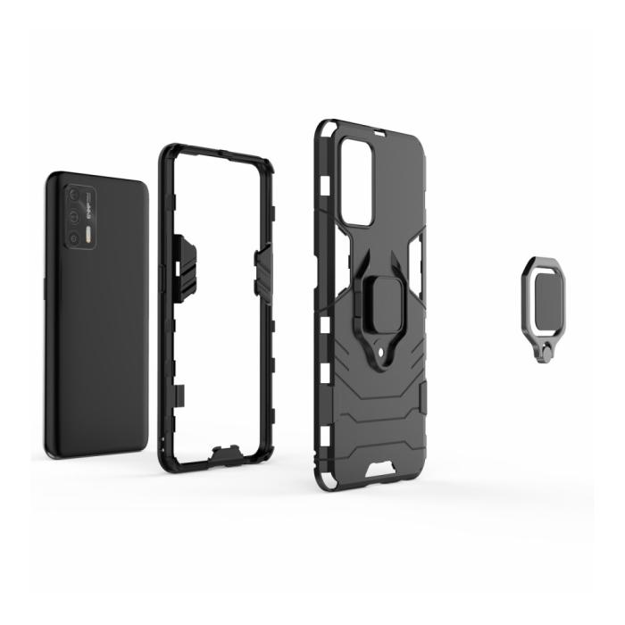 Bild 3, Realme GT 5G - Hybrid Ring Skal - Svart