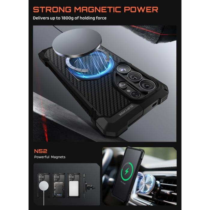 Bild 3, Supcase Samsung Galaxy S26 Ultra Skal MagSafe UB Grip Aramid