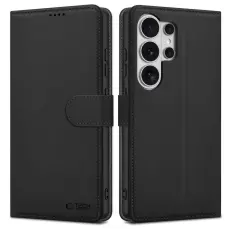 Tech-Protect Samsung Galaxy S26 Ultra Fodral L&auml;der Svart