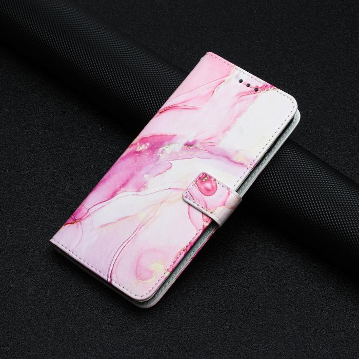 Bild 5, Xiaomi 17T Fodral Läder Marmor Rosa