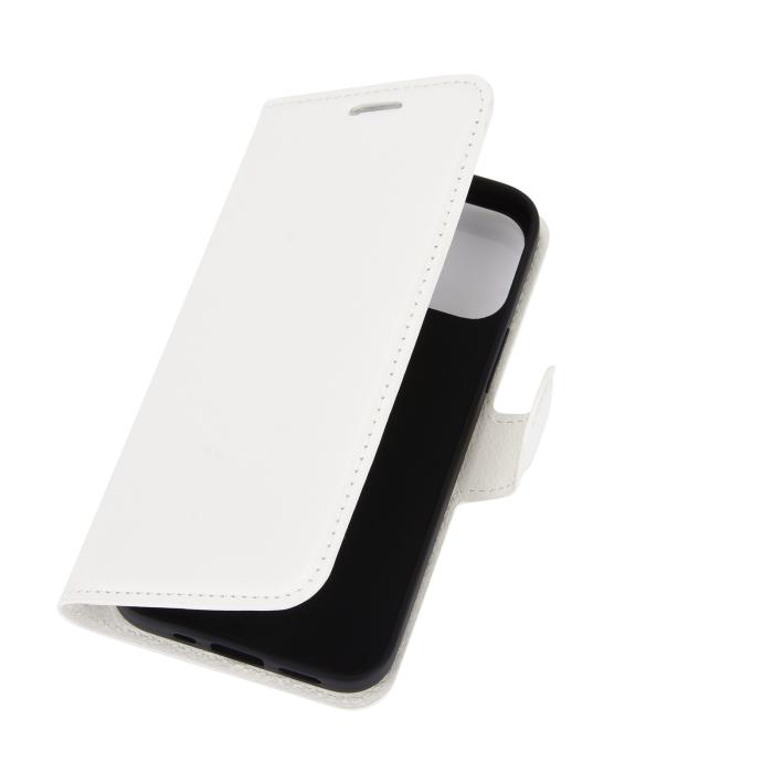 Bild 6, iPhone 12 Mini - Litchi Textur Fodral - Vit