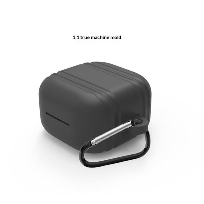 Bild 2, Galaxy Buds 4 / 4 Pro Skal Med Karbinhake Silikon Grön