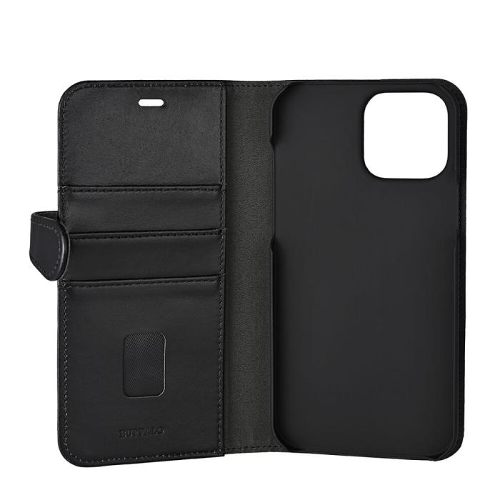 Bild 4, Buffalo iPhone 13 Pro Max Fodral 2in1 Äkta Läder Svart