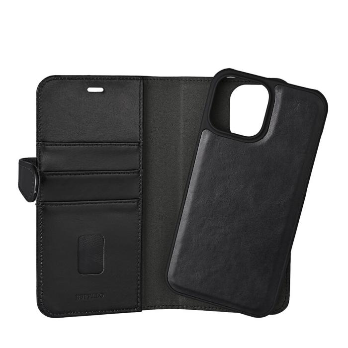 Bild 5, Buffalo iPhone 13 Pro Max Fodral 2in1 Äkta Läder Svart