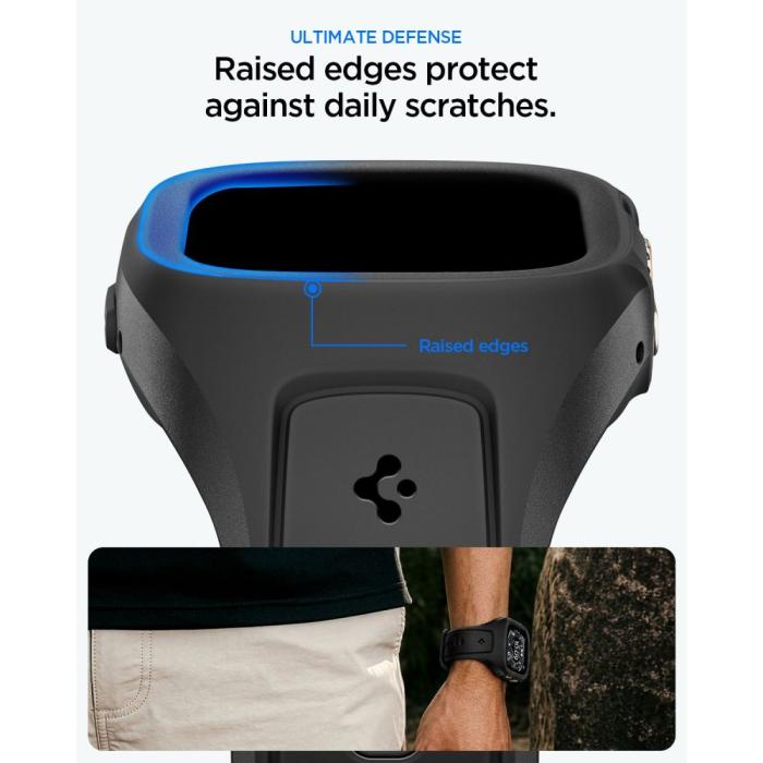 Bild 3, Spigen Apple Watch 49 mm Skal / Armband Liquid Air 'Pro'