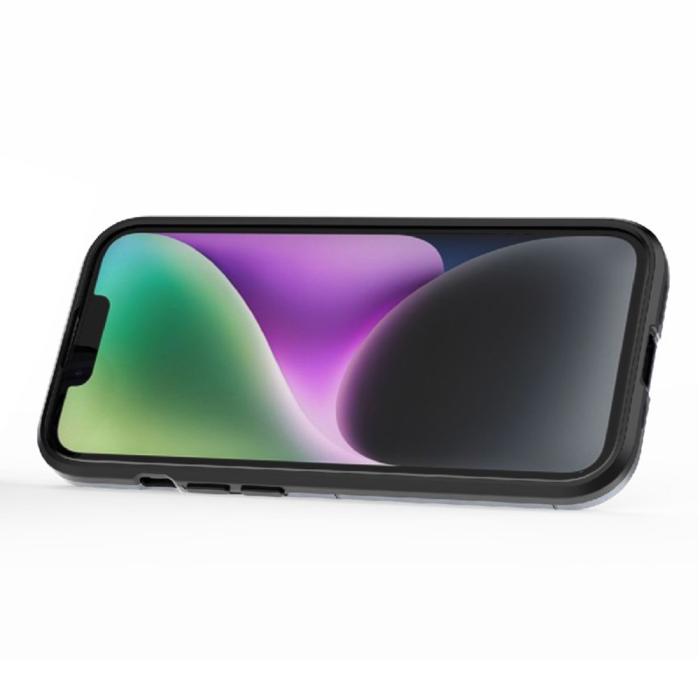 Bild 3, iPhone 15 Skal Hybrid Armor Ring Blå