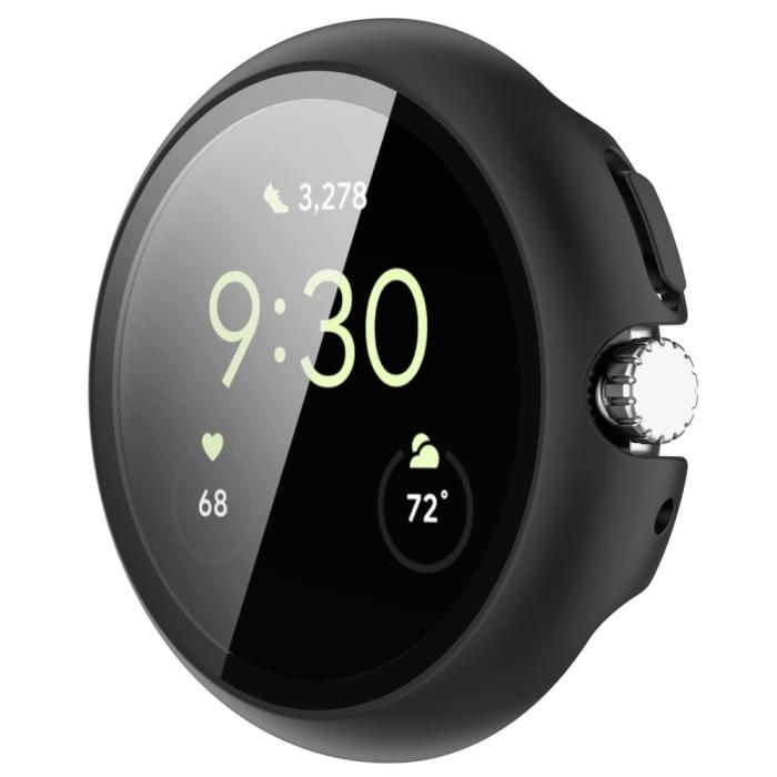 Bild 4, Google Pixel Watch / Watch 2 Skal Med Härdat Glas Svart