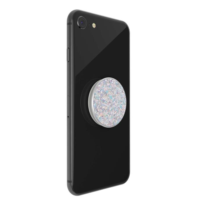 Bild 6, PopSockets Avtagbart Grip med Ställfunktion Premium Sparkle Snow White