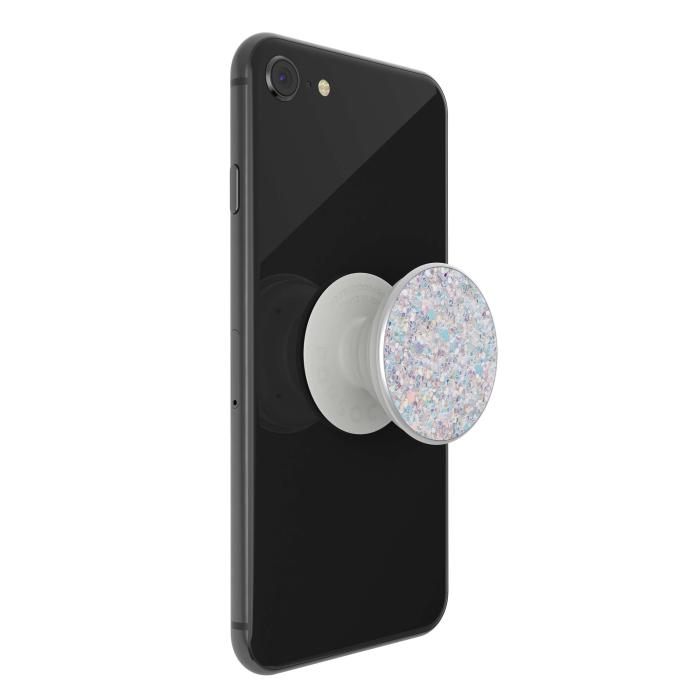 Bild 7, PopSockets Avtagbart Grip med Ställfunktion Premium Sparkle Snow White