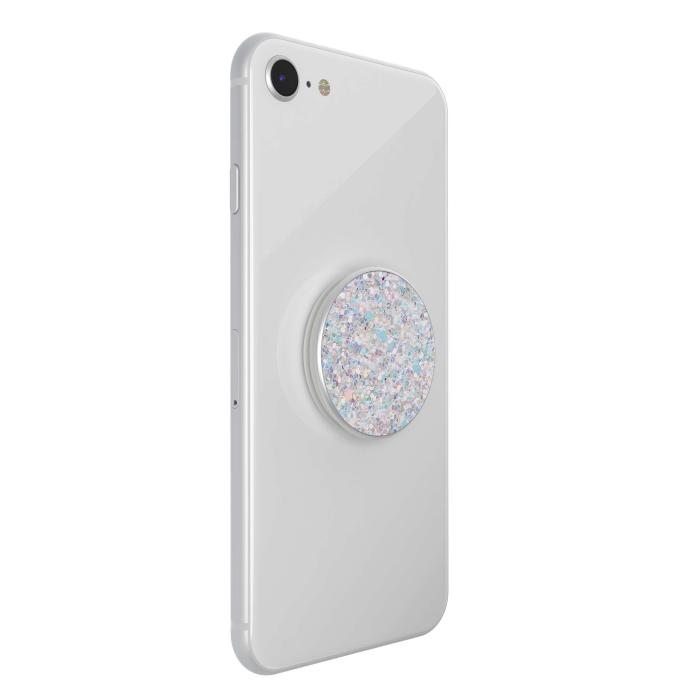 Bild 8, PopSockets Avtagbart Grip med Ställfunktion Premium Sparkle Snow White
