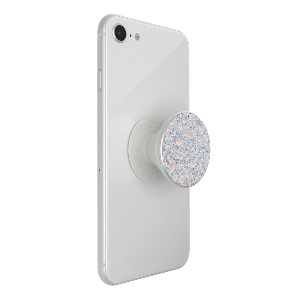 PopSockets Avtagbart Grip med Ställfunktion Premium Sparkle Snow White