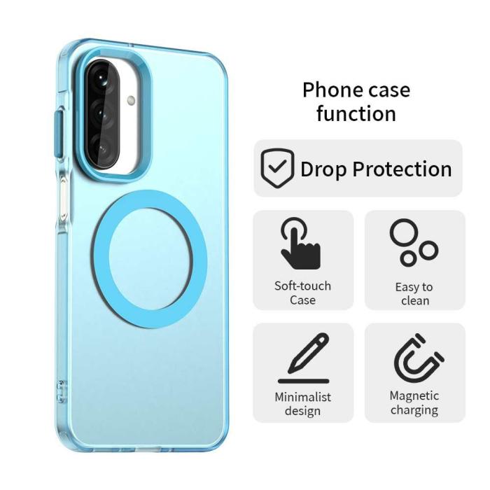 Bild 4, Samsung Galaxy A17 / A16 Skal MagSafe Hybrid Blå