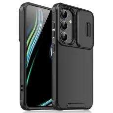 Samsung Galaxy A37 5G Skal Hybrid Armor CamCover Svart