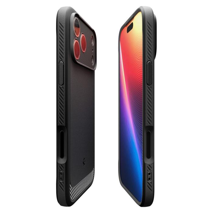 Bild 6, Spigen iPhone 17 Pro Max Skal MagSafe Rugged Armor Matt Svart