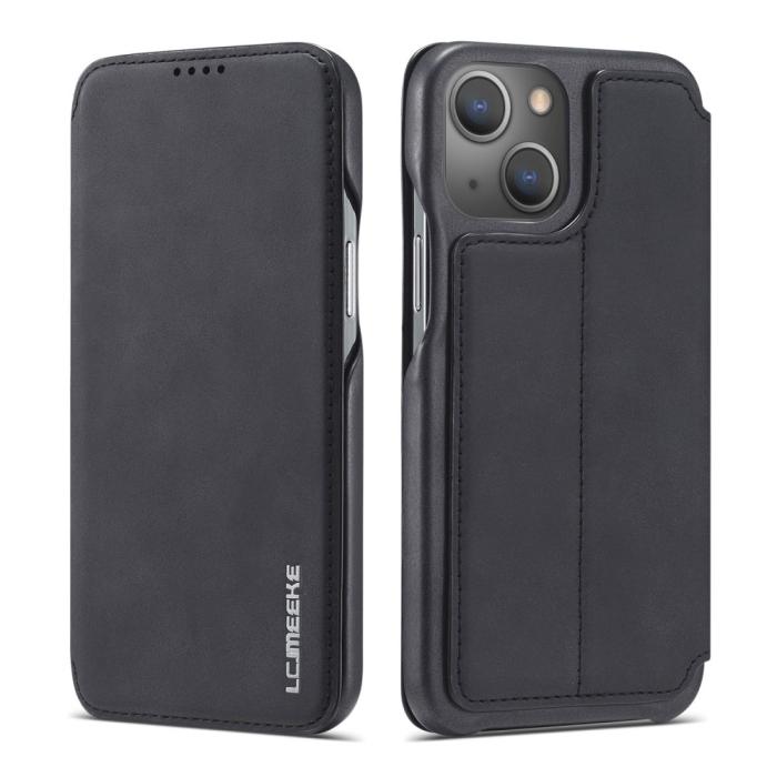 Bild 1, LC.IMEEKE iPhone 15 Plus Fodral Slim Flip Svart