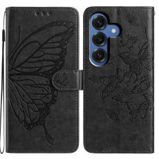 Samsung Galaxy S26 Fodral Fj&auml;ril Tryck Svart