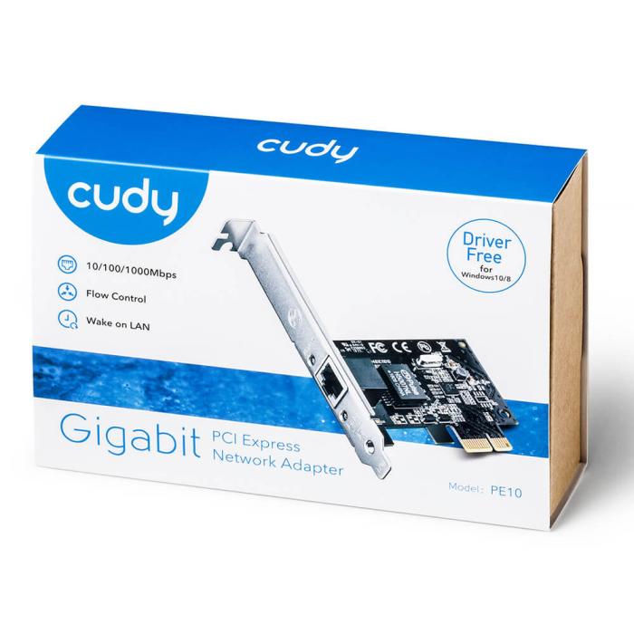 Bild 5, Cudy Adapter PCI-E PE10 Gigabit 1P Low Profile
