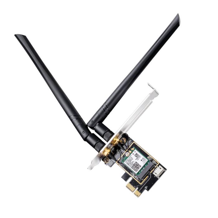 Bild 1, Cudy Adapter PCI-E WE3000 AX5400 Wi-Fi 6 Svart