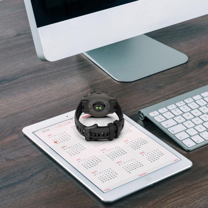 Bild 6, Garmin Instinct E 45 mm Klockarmband Silikon Mörk Blå