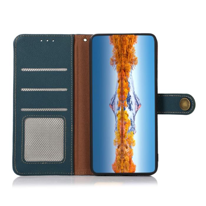 Bild 4, KHAZNEH Samsung Galaxy S22 Plus Fodral RFID Äkta Läder Grön