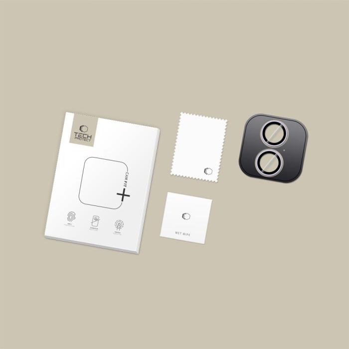 Bild 2, Tech-Protect iPhone 17 Linsskydd CamAlloy Fit+ Lavender