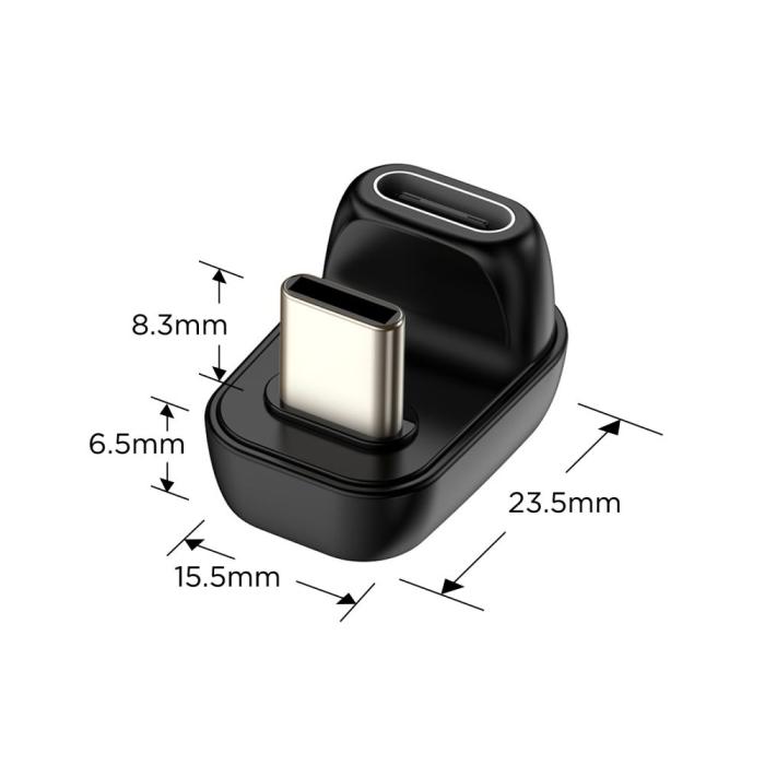 Bild 3, Tech-Protect USB-C - USB-C Adapter UltraBoost Svart