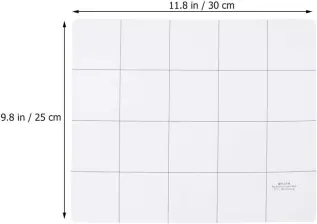 Magnetisk Skruvmatta 300mm x 250mm - Vit