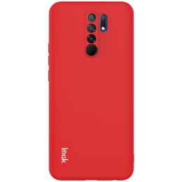 Xiaomi Redmi 9 - IMAK Skin Touch Skal - Röd