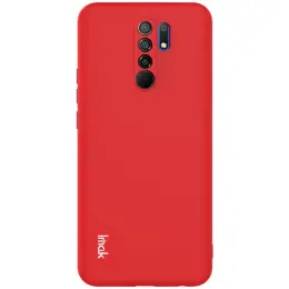 Xiaomi Redmi 9 - IMAK Skin Touch Skal - Röd