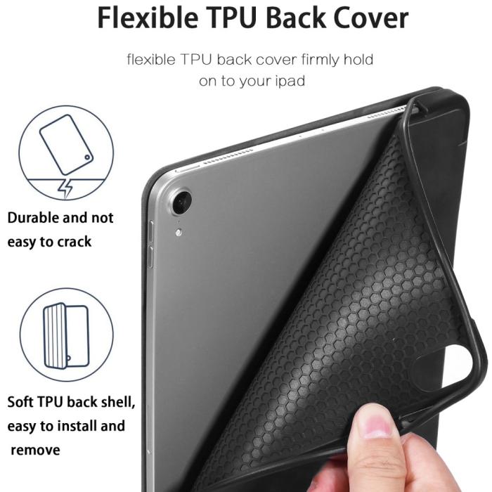 Bild 3, DG.MING iPad Air 2025-2020/Pro 11 2018 Fodral Pennhållare