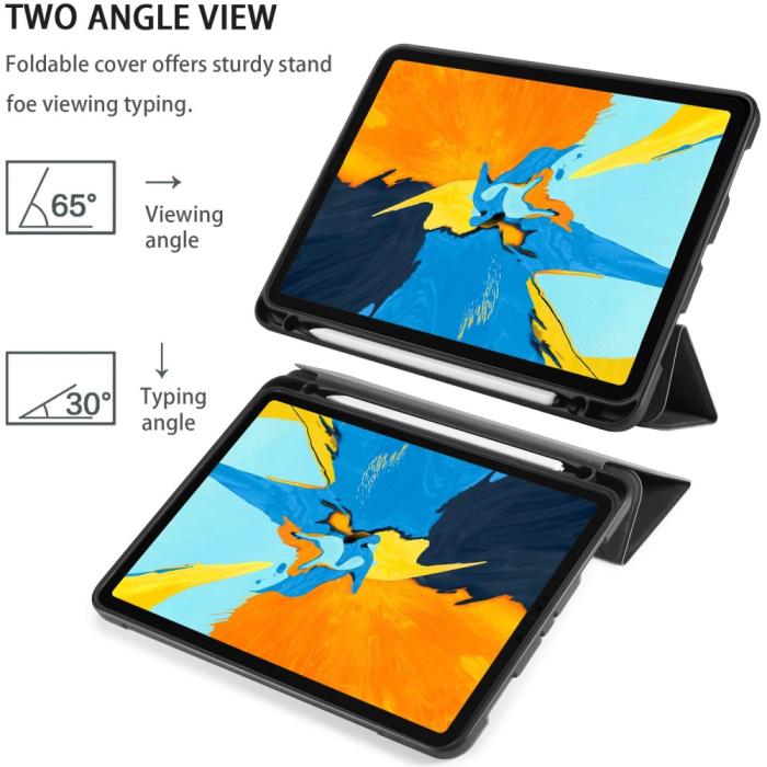 Bild 4, DG.MING iPad Air 2025-2020/Pro 11 2018 Fodral Pennhållare