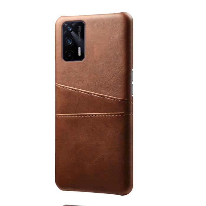 Bild 2, Realme GT 5G - KSQ Skal Med Kortfack - Brun