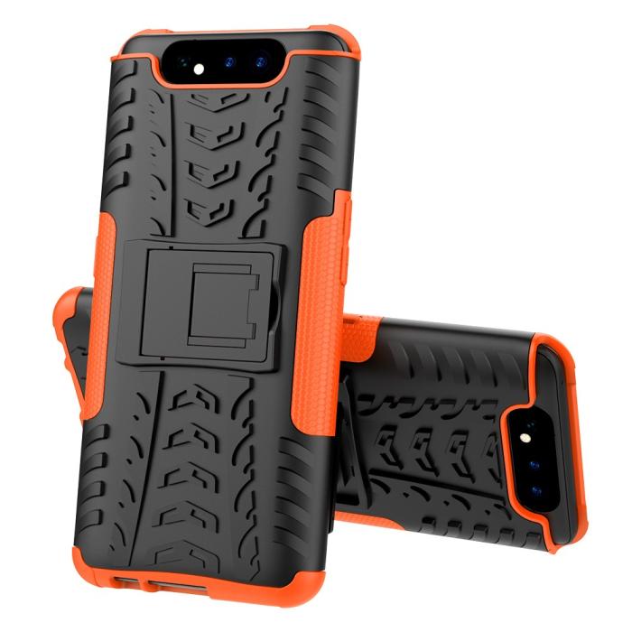 Bild 2, Samsung Galaxy A80 - Ultimata stöttåliga skalet - Orange