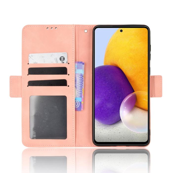 Bild 4, Samsung Galaxy A53 5G Fodral Avtagbart Kortfodral Ljus Rosa